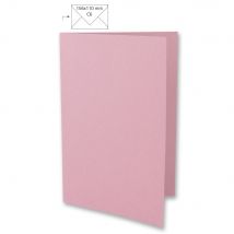 Carte A6, Hd, Uni, Fsc Mix Credit, Rosé, 210x148mm, 220g / M², 5 Pces - Rayher