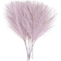 Plumes Artificielles, L : 15 Cm, L : 8 Cm, Violet, 10 Pièces/ 1 Pq. - CC Hobby