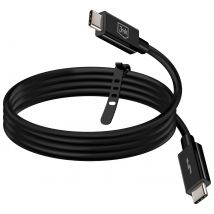 3mk Cable Usb C Vers Usb C 240w Charge Rapide 1m Noir