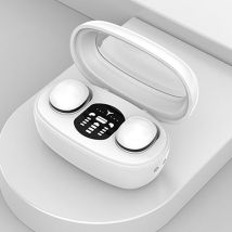 Ecouteurs Bluetooth Tws Mini Sans Fil Réduction De Bruit Longue Autonomie Blanc Yonis - Yonis