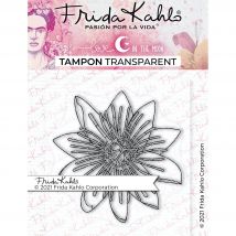 Tampon Transparent - Fleur Passiflore 2- 9,5 X 6,5 Cm - Love in the moon