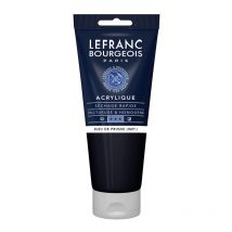 Peinture Acrylique - Bleu De Prusse - 881 - Fine - Lefranc Bourgeois - Tube 200ml