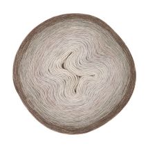 Pelote De Coton Creative Cotton Degrade Lucky 8 - Rico Design 19 Marron Ecru