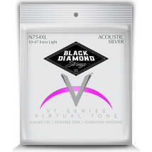 Black Diamond Silverplated 2% 10/47 - Cordes Pour Acoustique/folk