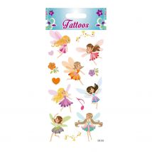 Tatouages Temporaires - Fées Magiques - Paillettes - Global Gift