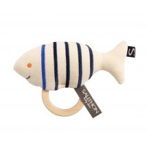 Hochet Poisson Avec Anneau En Bois - Sauthon