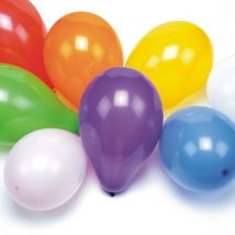 100 Ballons Assortis 28 Cm - Annikids