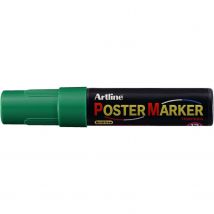 Marqueur 'postermarker Tempera' 'epp12' Pointe Carrée 12 Mm Vert Artline - Artline