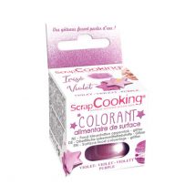 Colorant De Surface Irisé Violet - Scrapcooking