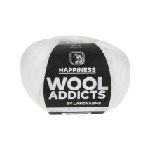 Pelote De Coton Happiness - Wool Addict 0001 Blanc - Wool Addicts by Langyarns