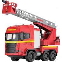 Camion De Pompiers Racer R/c Avec Son Et Lumière 2.4ghz - Vedes