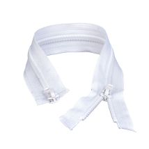 Fermeture À Glissière Injectée Bouche À Bouche Séparable Blanc - MyMercerie