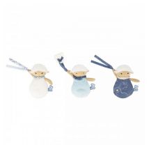 Set De 3 Doudou Attache Tetines Mouton - Kaloo