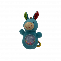 Peluche Hochet Bleu