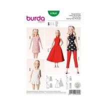Patron Burda 6960 Idée Creative Habits De Poupée Taille N°poupee