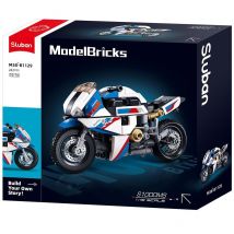 Model Bricks - Moto De Course - Sluban