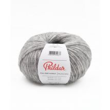 Pelote De Laine Et Mohair À Tricoter Phil Irise Alpaga - Phildar Flanelle Gris