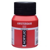 Peinture Acrylique - Rouge Naphtol Foncé - 399 - Amsterdam - Pot De 500ml