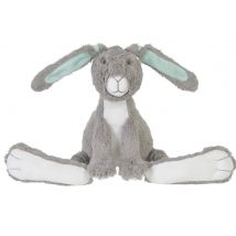 Peluche Lapin Twine Gris 31 Cm - Happy Horse