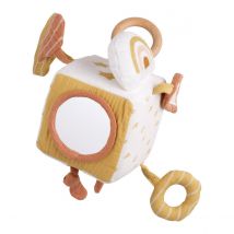 Cube D'Activités En Coton Blanc - Sauthon