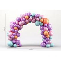 Support Arche À Ballons, Bases À Remplir D'Eau - 274 X 300 Cm - Annikids