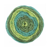 Fil De Laine Lolly Pop Pour Écharpes 150 Gr ! - Grundl - Certifié Oeko-tex 06 Vert - Gründl