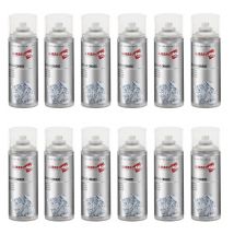 Lot De 12 Bombes Aérosols - Zinc Clair 400ml - Ambro-sol - Sambro