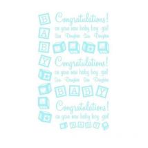 Transfert Rub-on Bloc Garçon - Royal