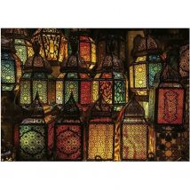 Puzzle 1000 Pièces Collage De Lanternes - Educa - Nature Morte Et Objets - 68 X 48 Cm