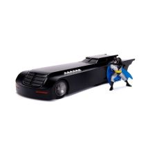 Batman Animated Series - Batmobile Métal 1/24 Avec Figurine - Jada Toys