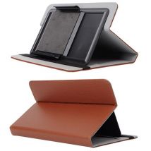 Etui De Protection Housse Universelle Tablettes 7 Pouces Porte Carte Cuir Marron Yonis - Yonis