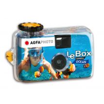 Agfa Photo 601020 - Appareil Photo Jetable Lebox Flash, 27 Photos, Objectif Optique 31 Mm - Gris Et Rouge - Agfa Photo
