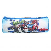 Trousse Scolaire Ronde Marvel Avengers Bleue - Bagtrotter - Bagtrotter