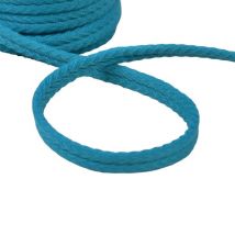 Double Cordon Chevrons 10mm Bleu Canard Au Mètre - My mercerie