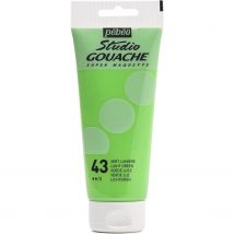 Tube 100ml Peinture Studio Gouache Vert Lumière Pébéo - Pébéo