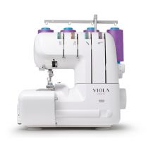 Look T8 Surjeteuse Avec Différentiel, Enfilage Simplifié, Machine À Coudre Overlock Facile À Utiliser 2/3/4 Fils, Lumière Led, Silencieuse - Viola