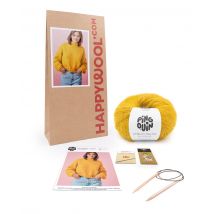 Kit Tricot Pull Femme Marguerite Dore 46/48 - Pingouin
