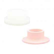 Moule En Silicone 9,2cm X 3,8cm - Porte-bougie - Jesmonite
