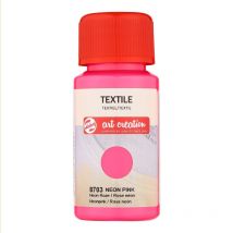 Peinture Pour Textile - Rose Néon - Talens Art Creation - 50ml - Royal Talens