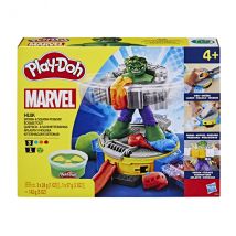 Play-doh Hulk Écrase Tout, Coffret Pâte A Modeler Avec Figurine Hulk, A Partir De 4 ans, Marvel