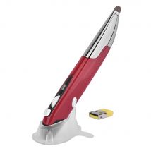 Souris Sans Fil Ergonomique Commande Vocale Mini Pour Pc Et Tv Rouge Yonis - Yonis