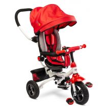 Tricycle Wroom À Trois Roues Rouges Avec Siège Pivotant Et Repose Pieds Pliant - D toys