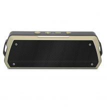 Enceinte Bluetooth Haute Fidélité Ipx5 Waterproof Avec Appel Mains-libres Et Son Stéréo Puissant Or Yonis - Yonis