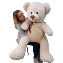 Nounours En Peluche Énorme Teddy Bear 75+85 - Velinda - Marron