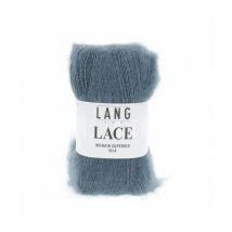 Pelote De Mohair Et Soie À Tricoter Lace - 25 Gr - Lang Yarns Bleu (33)