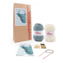 Kit Tricot Couverture Bébé Louis Amande Tu - Phildar
