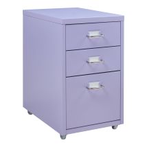 Caisson De Bureau Armoire Meuble De Rangement À Roulettes Acier 48 X - Helloshop26 Le Choix, Autrement !