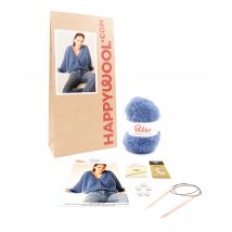 Kit Tricot Gilet Mélange Laine Gladys Faience 34/36 - Phildar