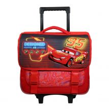 Cartable À Roulettes 38 Cm Disney Cars Rouge - Bagtrotter - Bagtrotter