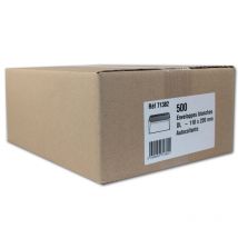 Enveloppes - Blanche - Dl - 110x220mm - Autocollante - Carton De 500 - Gpv - GPM